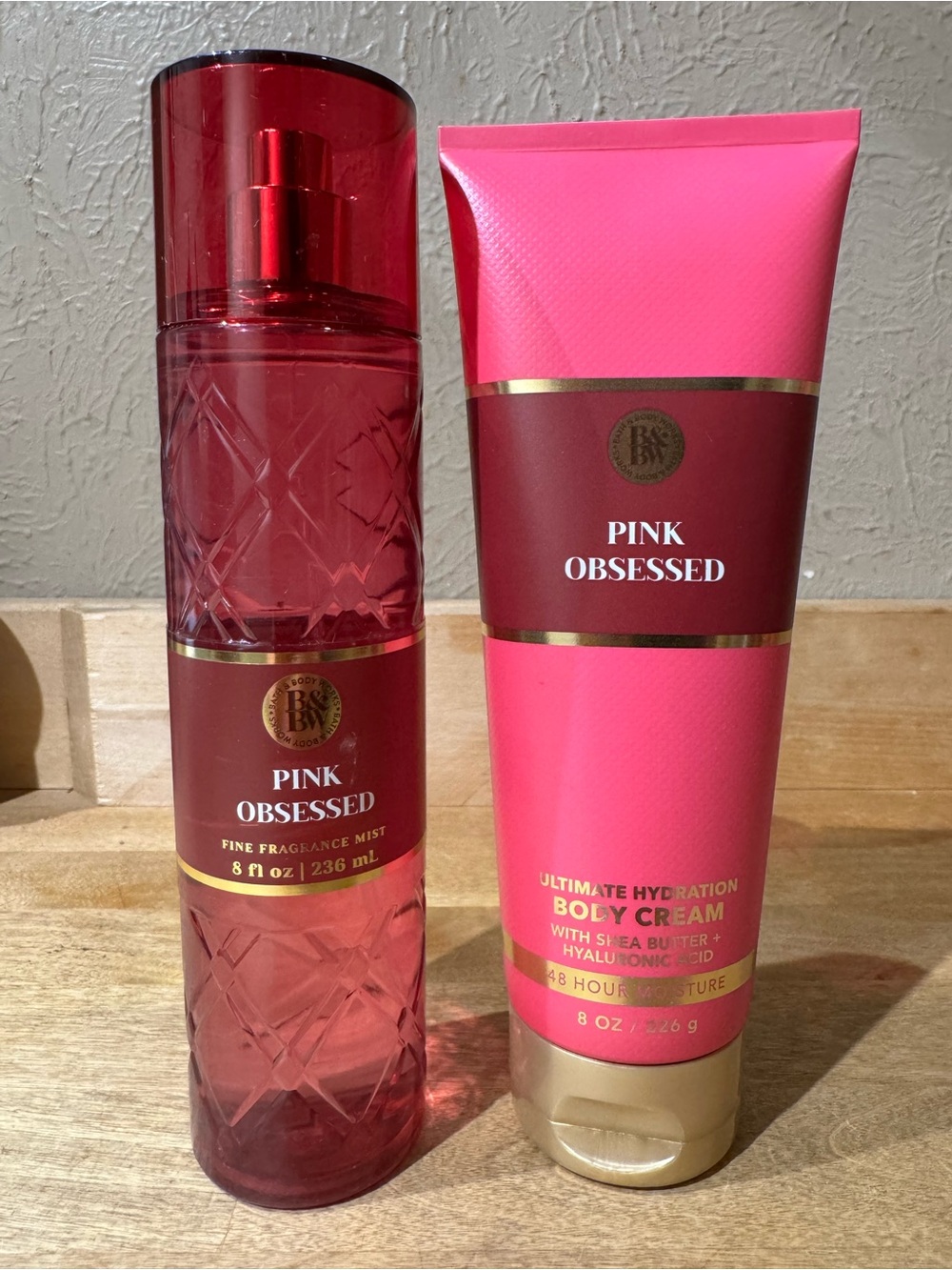 NWT Pink Obsessed Fine Fragrance Mist & Body Cream Bundle
